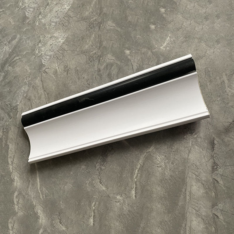 Lignes décoratives de relief panneau de SPC de couche résistante à l'usure de bordage de bord de place